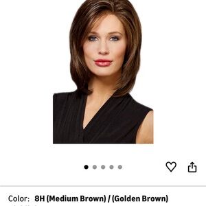 NWT Henry Margu Tiffany Wig- Lace Front -8H Medium Brown Highlight